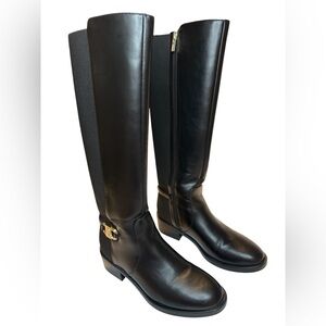 Tommy Hilfiger Elegant Black Over the Knee Boots